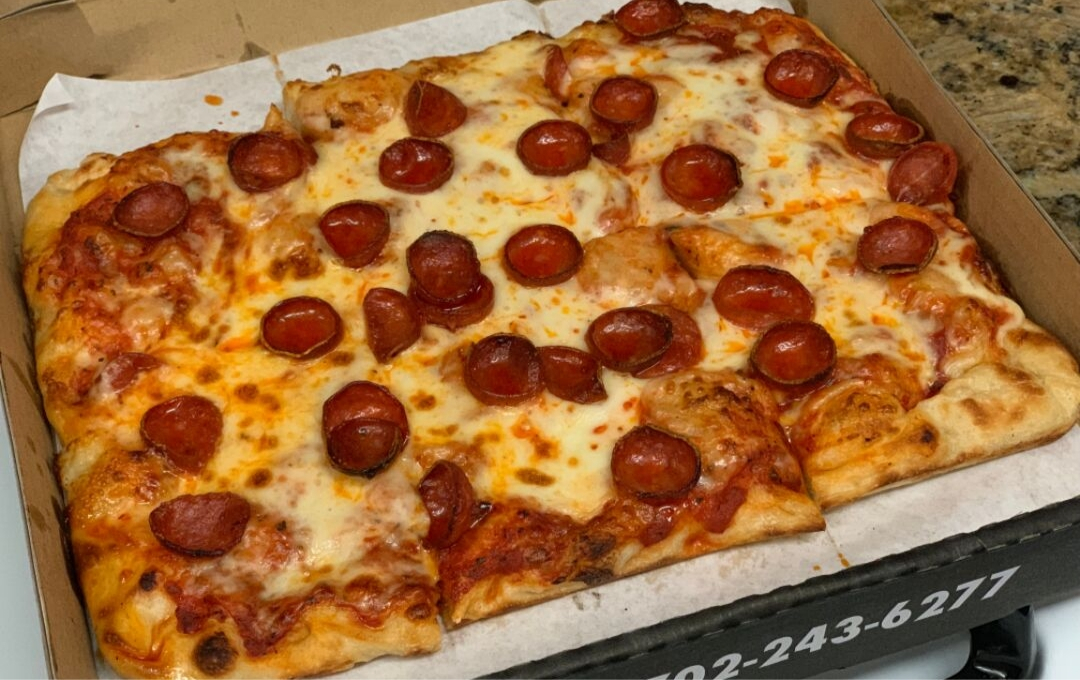 Naked City Pizza pepperoni